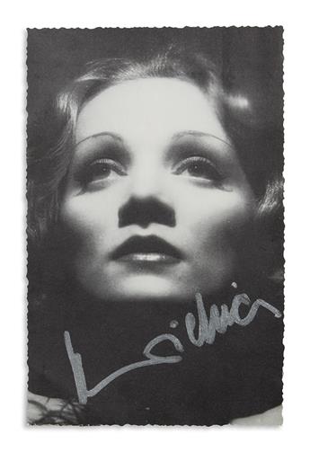 DIETRICH, MARLENE. Group of 19 Photographs Signed, MaDietrich.